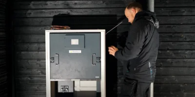 Solcellsbatteri installation