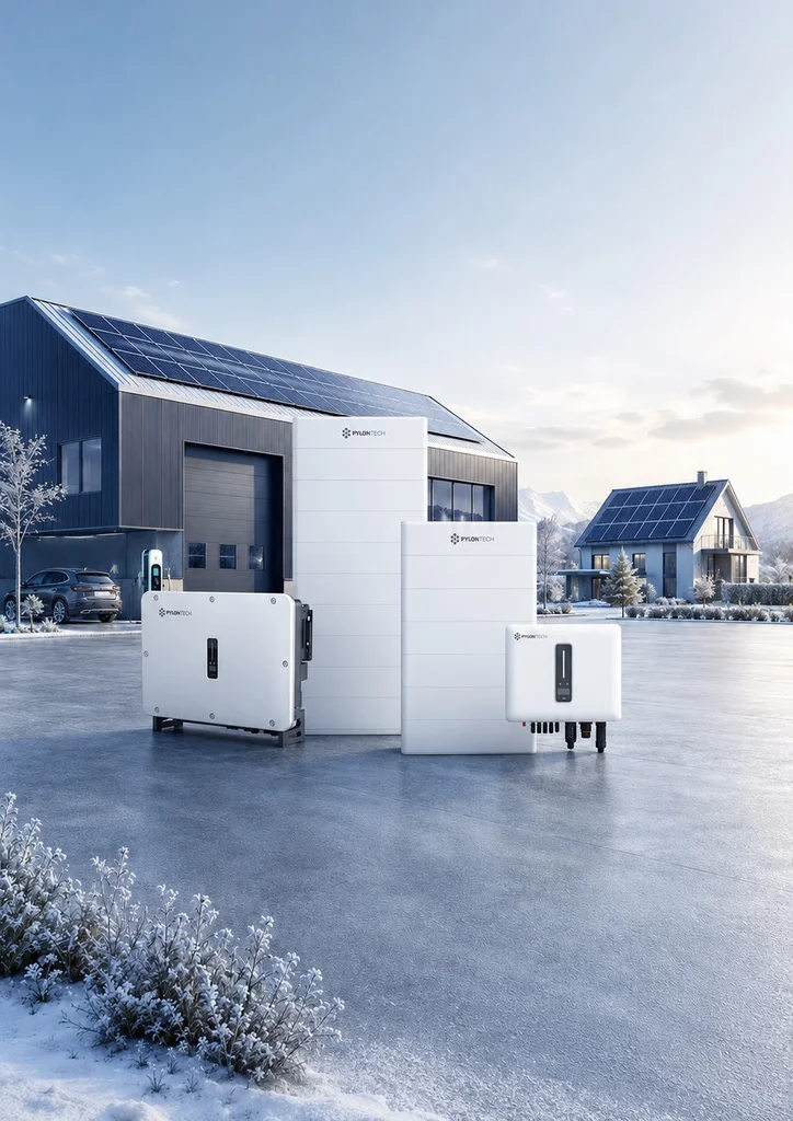 Pylontech ReefMagic Pro i vintermiljö Pylontech ReefMagic Pro i vintermiljö